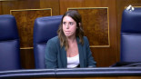 Irene Montero envía un mensaje a una amiga para decirle que ha llegado bien a casa después de ir al Congreso de los Diputados