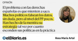 El PP miente, ha mentido y mentirá