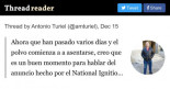 Hilo de Antonio Turiel sobre el anuncio hecho por el National Ignition Facility este martes sobre el hito logrado al conseguir una ignición mediante fusión nuclear