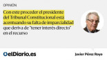 La desfachatez del presidente del TC