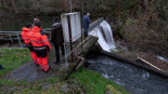 Alertan del riesgo de rotura de la presa del río Castro en San Sadurniño