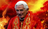El Papa Ratzinger, muy sorprendido de que haya tanto fuego en el Cielo