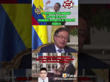Presidente de Colombia, Gustavo Petro, responde a periodista francés