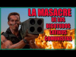 COMMANDO: Schwarzenegger le dispara a todo lo que hable español