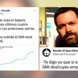 "Recordad que si por algunos fuera seguiríamos con un salario mínimo de 735 euros": la subida del SMI, comentada en las redes