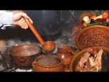 La "olla podrida". Exquisito guiso tradicional al fuego lento del hogar (Eugenio Monesma)