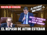 Intervención de Aitor Esteban la moción de censura de Vox