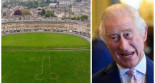 Coronación de Carlos III: pene gigante aparece tallado en césped del Royal Crescent, escenario de fiesta en honor al rey