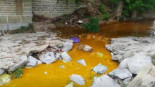Una industria del Vallès vierte un millón de litros de aceite de palma en una riera del Besòs