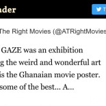 Carteles de cine hechos para las salas de Ghana