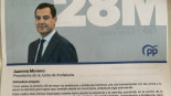 JEC: Juanma Moreno "vulneró el principio de neutralidad institucional exigido" en la propaganda del PP
