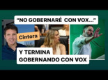 Cintora: "No gobernaré con Vox" pero gobierna con Vox"