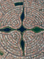 Bungalows en el desierto. Fotos de Sun City en Phoenix, EE.UU. Berhnard Lang