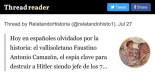 Hoy en españoles olvidados por la historia: el vallisoletano Faustino Antonio Camazón, el espía clave para destruir a Hitler