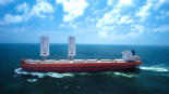El Pyxis Ocean zarpa con velas eólicas, listo para ahorrar 3 toneladas de combustible al día (eng)