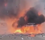 VÍDEO: Un camión que transportaba óxido nitroso explota en Alemania en un accidente múltiple