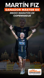 Martín Fiz conquista el medio maratón de Copenhague en categoría M60