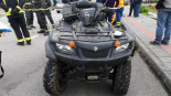 En quad, sin casco, carnet, ITV ni seguro y transportando un burro muerto (sin chip)