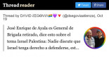 José Enrique de Ayala es General de Brigada retirado, dice esto sobre el tema Israel Palestina