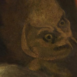 Este es el perturbador demonio que acaba de salir a la luz en ‘La muerte del cardenal Beaufort’, una pintura del s.XVIII