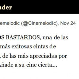 Malditos bastardos, una de las mejores y más exitosas cintas de Tarantino (Hilo de curiosidades)