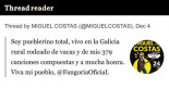 Miguel Costas (ex Siniestro) contesta a estas declaraciones Alaska: "Los Siniestro Total eran unos paletos de pueblo".