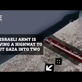 Las fuerzas israelíes están construyendo una autopista fortificada que divide Gaza en dos [HEB - EN sub]