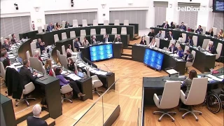 Vídeo: Interrumpen el pleno del Ayuntamiento de Madrid pidiendo justicia por los fallecidos en residencias