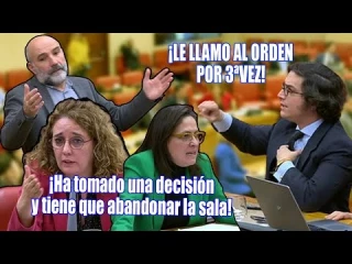Bronca en la comisión de industria: Figaredo se niega a abandonar la sala tras ser expulsado. "No está aquí para exigir"
