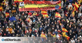 La Guardia Civil abrirá expediente a los responsables de Jucil que han participado en la manifestación contra la amnistía