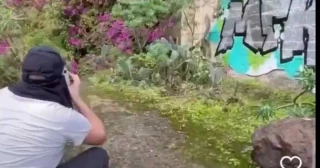 "Turismo vandálico": indignación en las redes por un nuevo atentado contra el patrimonio natural de Canarias