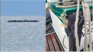 Una narcolancha vuelve a embestir a una patrullera de la Guardia Civil cuando iba a detenerla en Cádiz