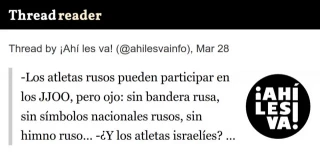 Los atletas rusos pueden participar en los JJOO, pero ojo: sin bandera rusa, sin símbolos nacionales rusos, sin himno ruso…