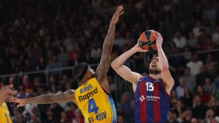 La grada de animación del Palau clama contra el "genocidio" de Israel en el duelo ante el Maccabi