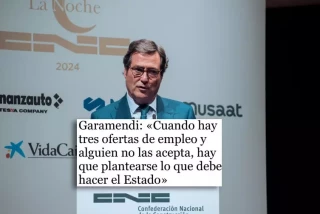 Garamendi pide al Estado que intervenga cuando "hay tres ofertas de empleo y alguien no las acepta" y le responden: "Idea loca, mejorar las condiciones"