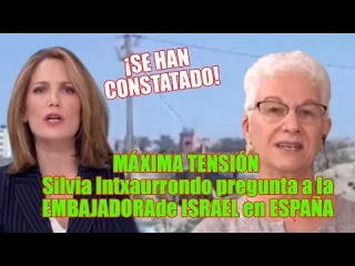 Silvia Intxaurrondo hace resoplar a la embajadora de Israel. Le pregunta por limpieza étnica y genocidio. "Se han constatado". [Relacionada]