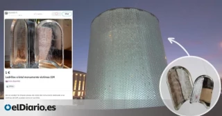 Los ladrillos del monumento a víctimas del 11M que regaló el Ayuntamiento de Madrid aparecen en 'Wallapop'