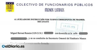 Ocho recortes de prensa con un bulo componen la denuncia de Manos Limpias contra Begoña Gómez