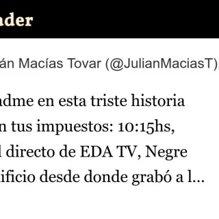 Acompañadme en esta triste historia pagada con tus impuestos