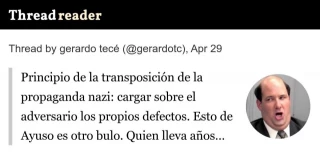 Principio de la transposición de la propaganda nazi: cargar sobre el adversario los propios defectos
