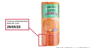 Alerta sanitaria por galletas de Mercadona: presencia de proteína de la leche en productos sin gluten y sin lactosa