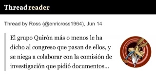 Por si alguien quiere saber por dónde van las aspiradoras de pasta de los madrileños hacia Quirón