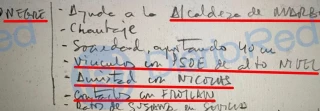 Los apuntes de Villarejo sobre sus reuniones con Javier Negre: "Quiere irse a OKdiario", "Ayuda a la alcaldesa de Marbella"