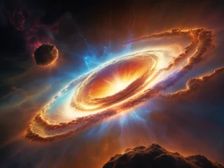 Webb admira el anillo enjoyado del quásar con lente RX J1131-1231