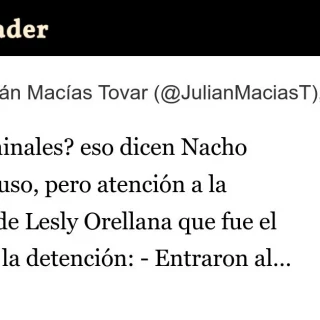 Atención a la denuncia de Lesly Orellana que fue el motivo de la detención de Nacho Cano