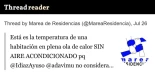 Esta es la temperatura de una habitación en plena ola de calor sin aire acondicionado en la Gran Residencia de Madrid
