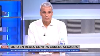 El policía Carlos Segarra, colaborador de 'En boca de todos', víctima de amenazas de Desokupa: "Me resbala"