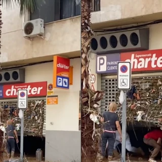 Entran a robar a un comercio de Valencia tras el paso de la DANA y se abre el debate en las redes