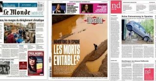 Improvisación, cambio climático y Mazón riéndose: así ve la prensa internacional la tragedia de València