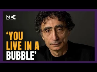 "Vivís en una burbuja": Gabor Maté responde a la pregunta de una espectadora israelí [Eng]